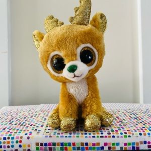 Ty Beanie Boos Glitzy Reindeer